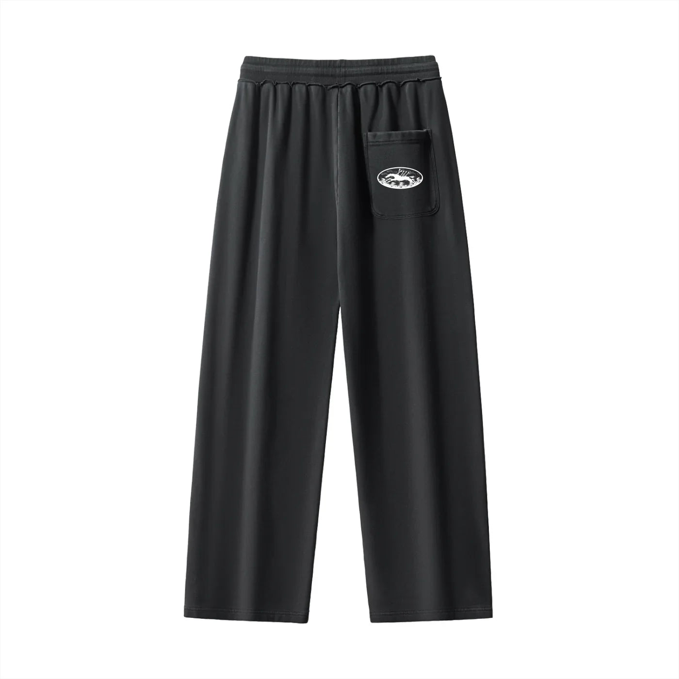 Raw-Seam Enzyme Washed Sweatpants