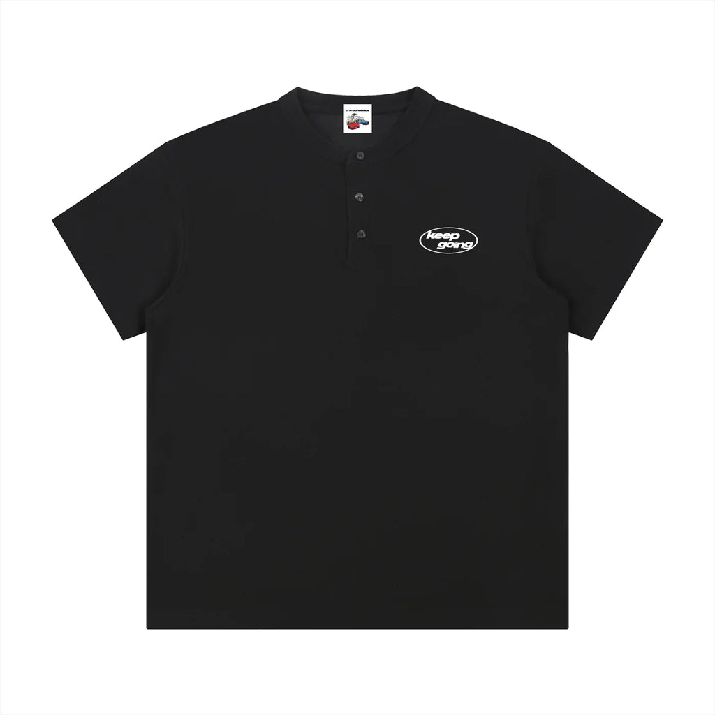 Short Sleeve Henley Shirt
