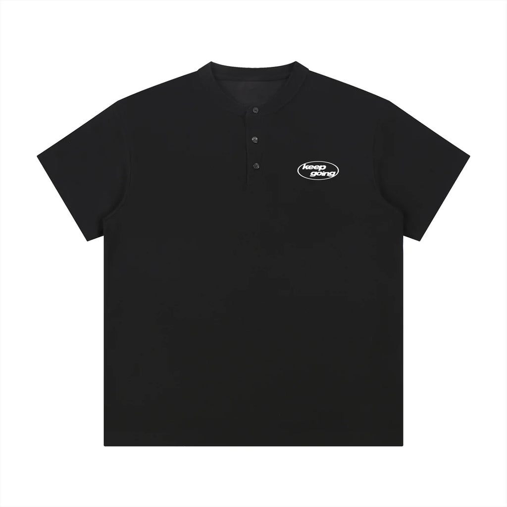 Short Sleeve Henley Shirt