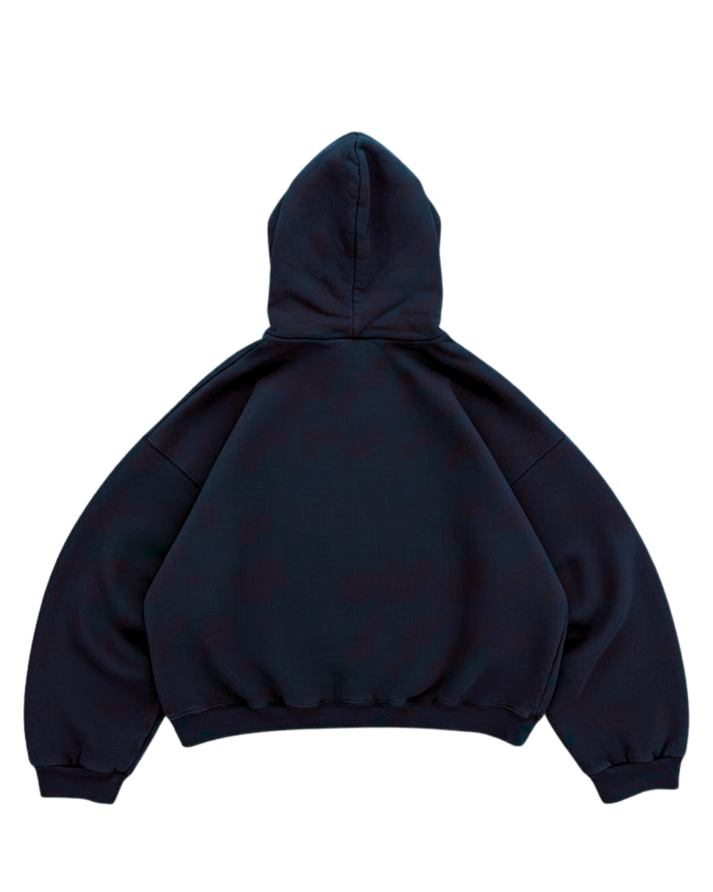 boxy cropped oversized hoodie