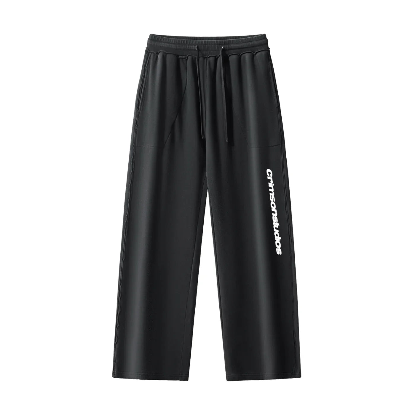 Raw-Seam Enzyme Washed Sweatpants