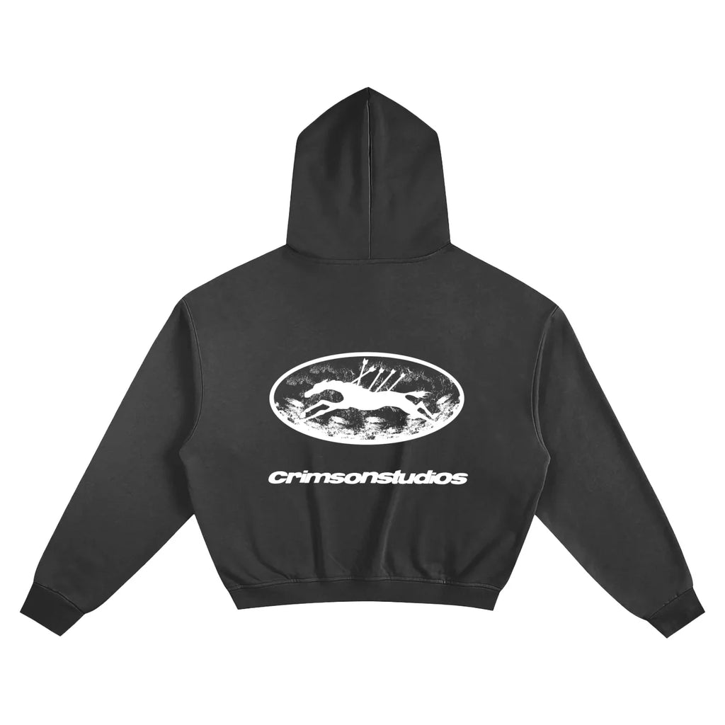 Unisex Cotton Cropped Hoodie